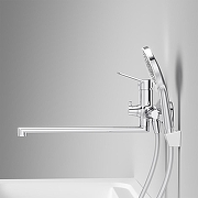 Смеситель для ванны AM.PM X-Joy F85A95100 универсальный цвет Хром-3