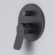 Смеситель для душа AM.PM X-Joy F85A45022 цвет Черный матовый-1