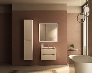 Тумба под раковину Vincea Мия Слим (Mia Slim) 60 VMC-2MC600S1MBG подвесная цвет M.Beige Soft-touch-3