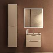 Тумба под раковину Vincea Мия Слим (Mia Slim) 60 VMC-2MC600S1MBG подвесная цвет M.Beige Soft-touch-4