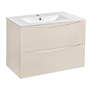 Тумба под раковину Vincea Мия Слим (Mia Slim) 70 VMC-2MC700S1MBG подвесная цвет M.Beige Soft-touch