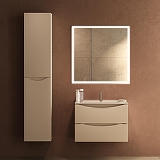Тумба под раковину Vincea Мия Слим (Mia Slim) 70 VMC-2MC700S1MBG подвесная цвет M.Beige Soft-touch-4