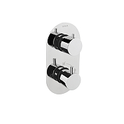 Душевая система Vitra AquaHeat (Аквахит) 458593 с термостатом цвет Хром-1