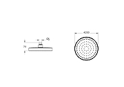 Душевая система Vitra AquaHeat (Аквахит) 458593 с термостатом цвет Хром-9