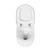 Унитаз подвесной Vitra Sento (Сенто) 7878B003-0075 цвет Белый без сиденья-3