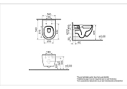 Унитаз подвесной Vitra Sento (Сенто) 7878B003-0075 цвет Белый без сиденья-6