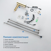 Смеситель для раковины Timo Saona 2313/17F цвет Золото матовое-9