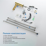 Смеситель для раковины Timo Saona 2313/20F цвет Золото шлифованное-9