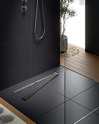Душевой лоток Timo Drain System 90 DS230109/18 с решеткой цвет Черное золото-2
