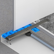 Душевой лоток Timo Drain System 90 DS230109/18 с решеткой цвет Черное золото-5