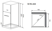Душевая кабина Timo Premium Ilma 90x90 ILMA609 без гидромассажа-3