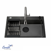 Кухонная мойка Ceruttispa Gloria 70 CT12248 цвет Графит
