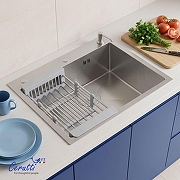 Кухонная мойка Ceruttispa Gloria 60 CT12251 цвет Хром матовый-2