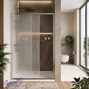 Душевая дверь Ceruttispa Gloria 120 GLORIA D120F профиль Хром стекло матовое-5