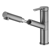 Смеситель для кухни Swedbe Селена/Selene 7043GT цвет Графит