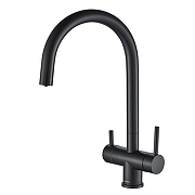 Смеситель для кухни Swedbe Селена Плюс/Selene Plus K8042BM с фильтром цвет Черный матовый-1