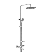 Душевая система Swedbe Гермес/Hermes 9090G1 с термостатом цвет Хром