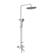 Душевая система Swedbe Гермес/Hermes 5129G1 цвет Хром