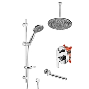 Душевая система Swedbe Платта/Platta 5543G1 цвет Хром-3