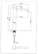 Смеситель для раковины SantiLine SL-9004 цвет Хром-1