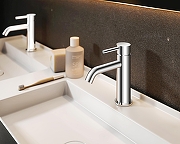 Смеситель для раковины SantiLine SL-9003 цвет Хром-1