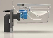 Умный унитаз с инсталляцией SantiLine SL-5038 цвет Белый с сиденьем Микролифт-4