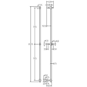 Электрический полотенцесушитель Margaroli Arcobaleno 516155CRB Хром-1