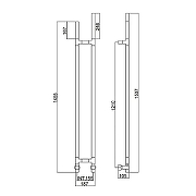 Водяной полотенцесушитель Margaroli Arcobaleno 417SXCR Хром-2