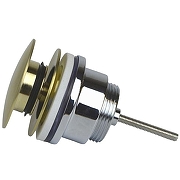 Донный клапан Bronze de Luxe 1760 Лофт 008CG click-clack Золотой матовый-1