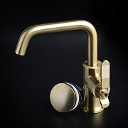 Донный клапан Bronze de Luxe 1760 Лофт 008CG click-clack Золотой матовый-2
