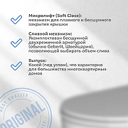 Унитаз компакт Sanita Luxe Classic DM WC.CC/Classic/2-DM/WHT.G/S1 с бачком и сиденьем Микролифт-1