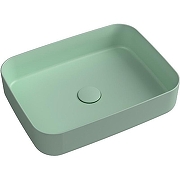 Раковина накладная Isvea Infinity 50 10NF65050-2T Мятно-зеленая матовая-1