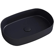 Раковина накладная Isvea Infinity 55 10NF65055-2C цвет Антрацит матовый-1