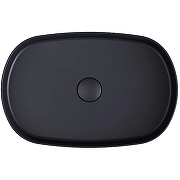 Раковина накладная Isvea Infinity 55 10NF65055-2C цвет Антрацит матовый-2
