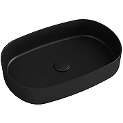 Раковина накладная Isvea Infinity 55 10NF65055-2N Черная матовая-1