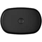 Раковина накладная Isvea Infinity 55 10NF65055-2N Черная матовая-2