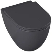 Унитаз подвесной Isvea Infinity 10NF02001-2C Антрацит матовый без сиденья-1
