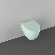 Унитаз подвесной Isvea Infinity 10NF02001-2T Мятно-зеленый матовый без сиденья-3