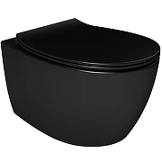 Унитаз подвесной Isvea Sentimenti Neo 10AR02010-2N Черный матовый без сиденья-1