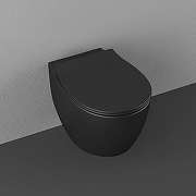 Унитаз подвесной Isvea Sentimenti Neo 10AR02010-2N Черный матовый без сиденья-3