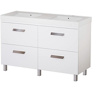 Тумба под раковину Vigo Hilton 2-125 Белая