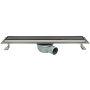Душевой лоток ALMAes Laguna 80 LG80BL с Черной решеткой-2