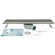 Душевой лоток ALMAes Laguna 80 LG80BL с Черной решеткой-4