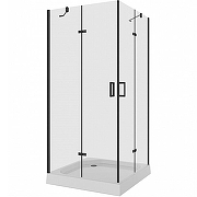 Душевой уголок Niagara Nova 90х90 NG-6813-08 BLACK профиль Черный стекло прозрачное
