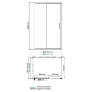 Душевой уголок WasserKRAFT Main 130x80 41S32 профиль Хром стекло прозрачное-5