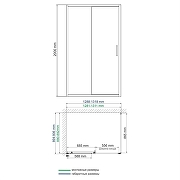 Душевой уголок WasserKRAFT Main 130x90 41S33 профиль Хром стекло прозрачное-5