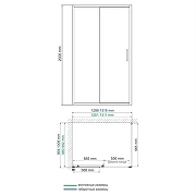 Душевой уголок WasserKRAFT Main 130x100 41S34 профиль Хром стекло прозрачное-5