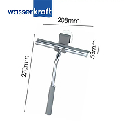 Скребок WasserKRAFT K-211 цвет Хром-8