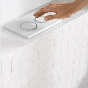 Кнопка смыва для инсталляции Geberit Omega 20 115.085.JQ.1 Хром матовый-2