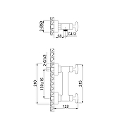 Смеситель для душа Iddis Acros ACRSB00i03WA Хром-2
